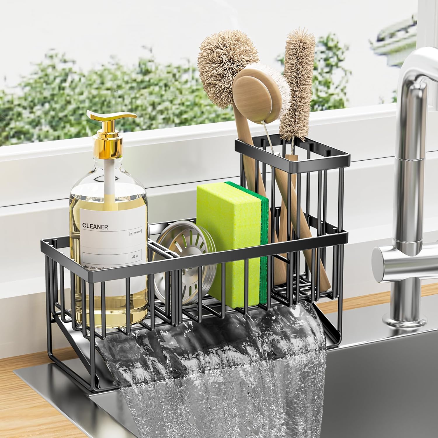 Cisily Kitchen Sink Caddy Sponge Holder Review