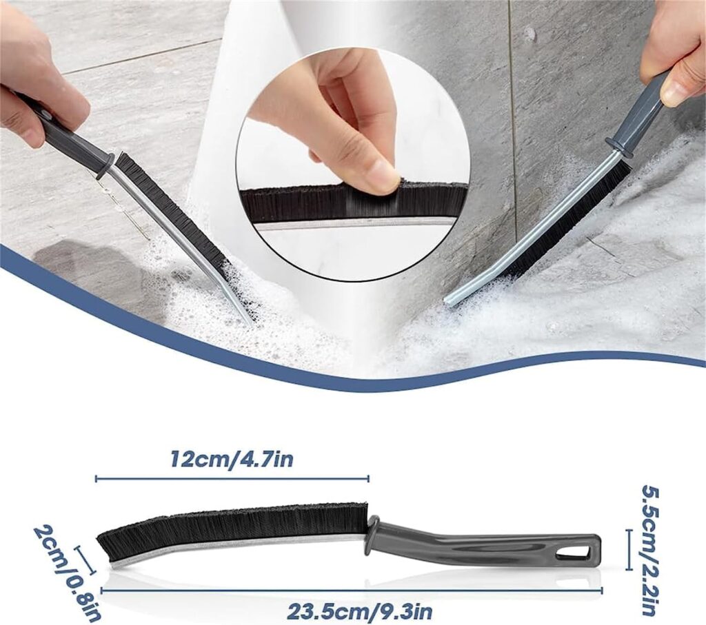 Cleaning Brush - Crevice Cleaning Brush for Clean Gaps in Bathrooms, Kitchens, Windows, Door Tracks, Car Seats etc. Hard-Bristle Brush Cleaner for Kitchen Gadgets and Brushes in 2023-3Pcs