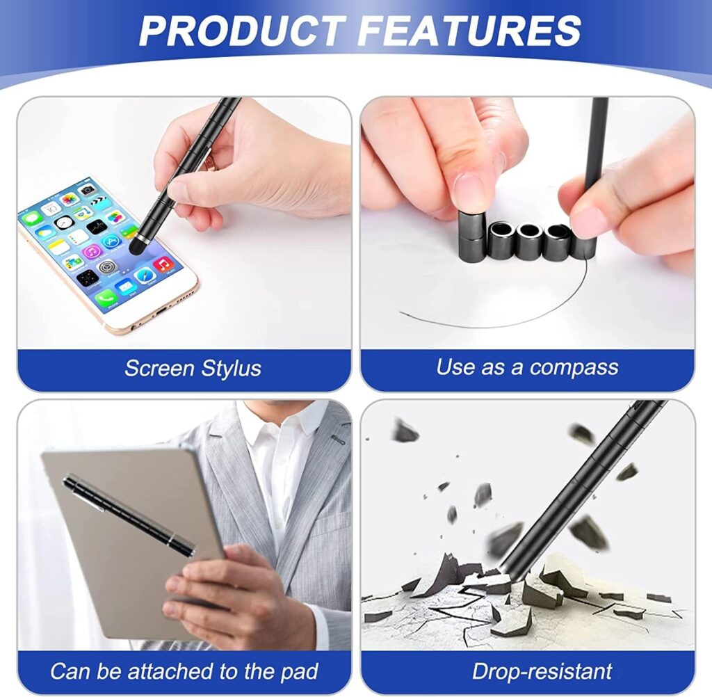 Cool Fidget Gel Gifts Pens - Fun Easter Baskets Stuffers for Kids, Birthday for Him Men Unique Gifts for Teens Boys Gifts for Son Nephew, Novelty Gadgets for Boyfriend Husband, Fathers Day Dad Gifts