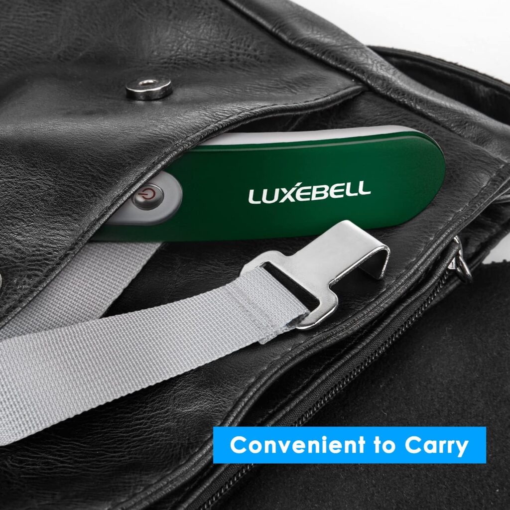 Digital Luggage Scale Gift for Traveler Suitcase Handheld Weight Scale 110lbs (Green)