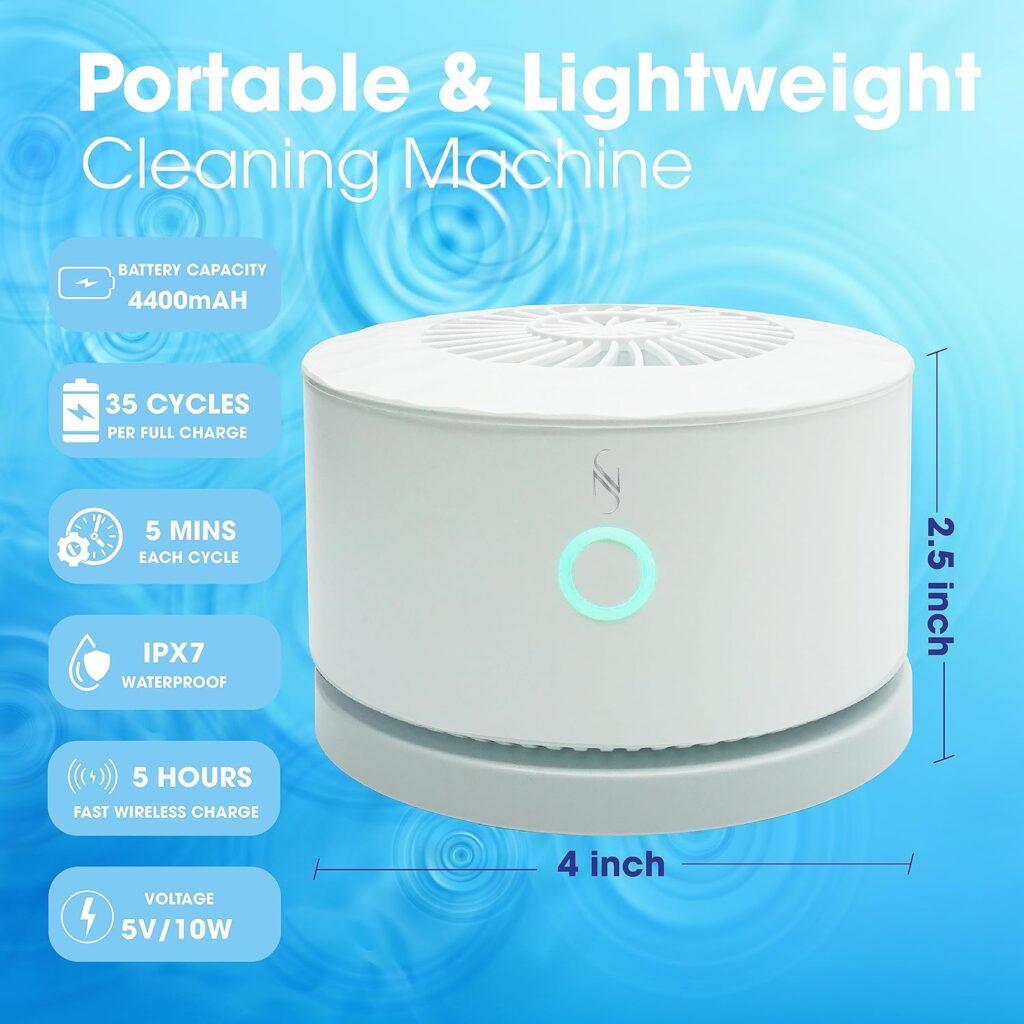 Fruit and Vegetable Washing Machine, Fruit Cleaner Device, Fruit Purifier Clean Fresh Produce in Water, Waterproof Fruit, Vegetable, Meat and Tableware Cleaner