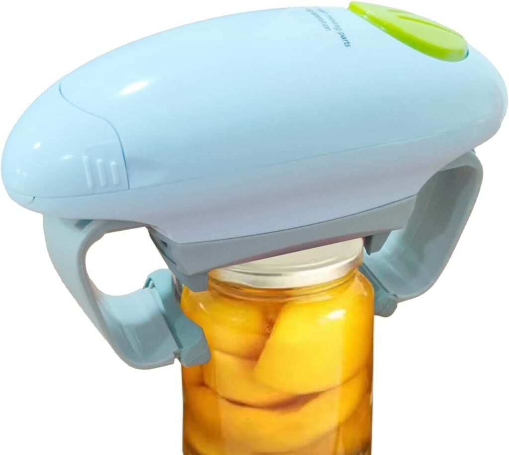 Higher Torque and Automatic Electric Jar Opener,One Touch Jar Opener for Arthritis,Weak Hands and Seniors,Convenient and Useful Kitchen Gadgets,Gifts for Seniors