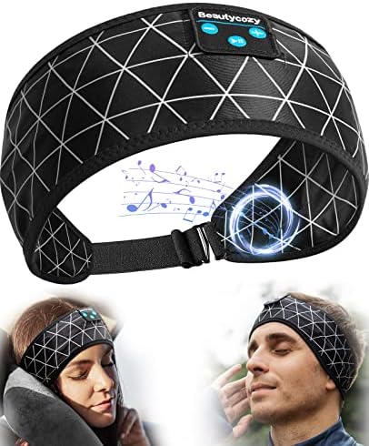 Sleep Headphones | Headband Headphones | Adjustable Soft Sleeping Headphones Headband for Office Nap Air Travel Relaxing Meditating Cool Tech Gadgets Unique Gifts