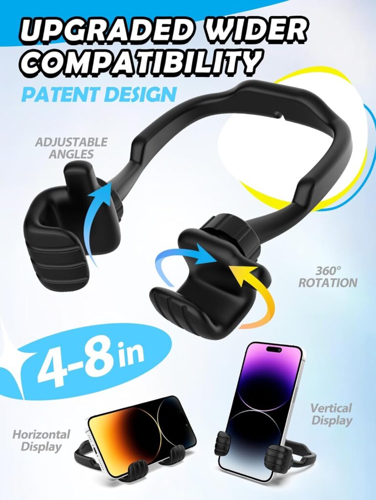 Stocking Stuffers for Teens Boys Men Cell Phone Stand Flexible Thumbs Up Lazy Cellphone Holder for Desk Hand Funny Christmas Ideas Gifts for Men Women Adults Husband Him Kids Cool Stuff Gadgets