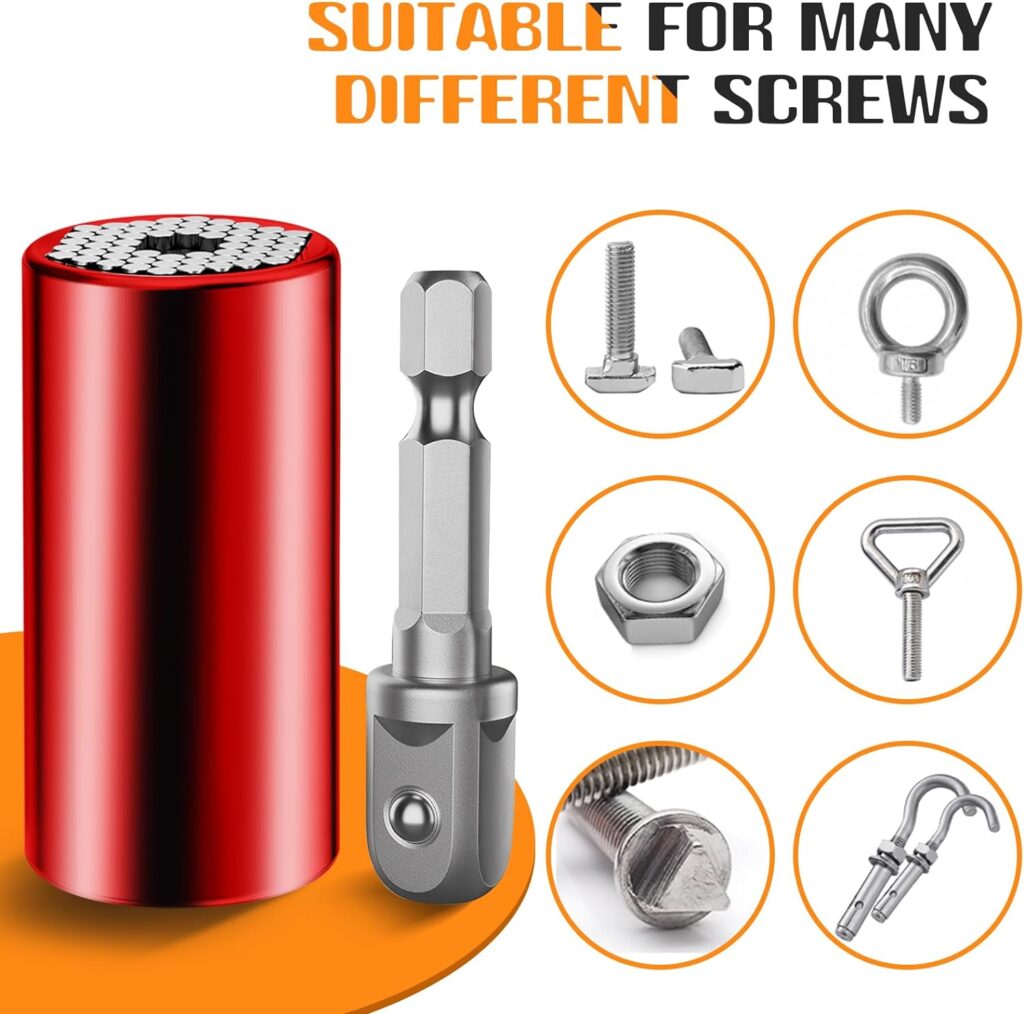 Super Universal Socket Tools Dad Gifts for Dad- Fathers Day Birthday Gifts for Dad Husband Grandpa Him from Daughter Son Wife Cool Stuff Gadgets Tools Gifts for Men Who Have Evreything Mens Gifts