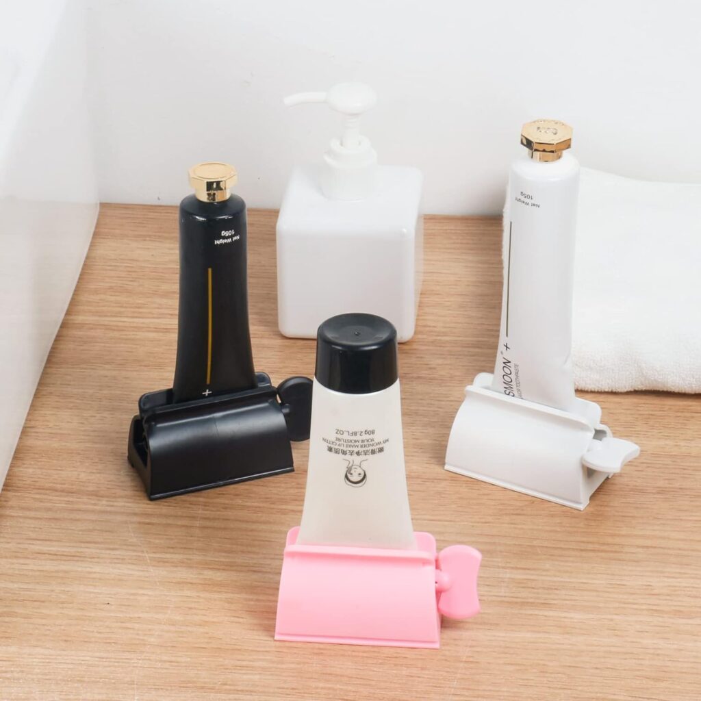 Toothpaste Squeezer, 3 PCS Tube Squeezer Kitchen and Bathroom Gadgets for Sauces and Various Tube-Based Cosmetics, Home and Apartment Essentials