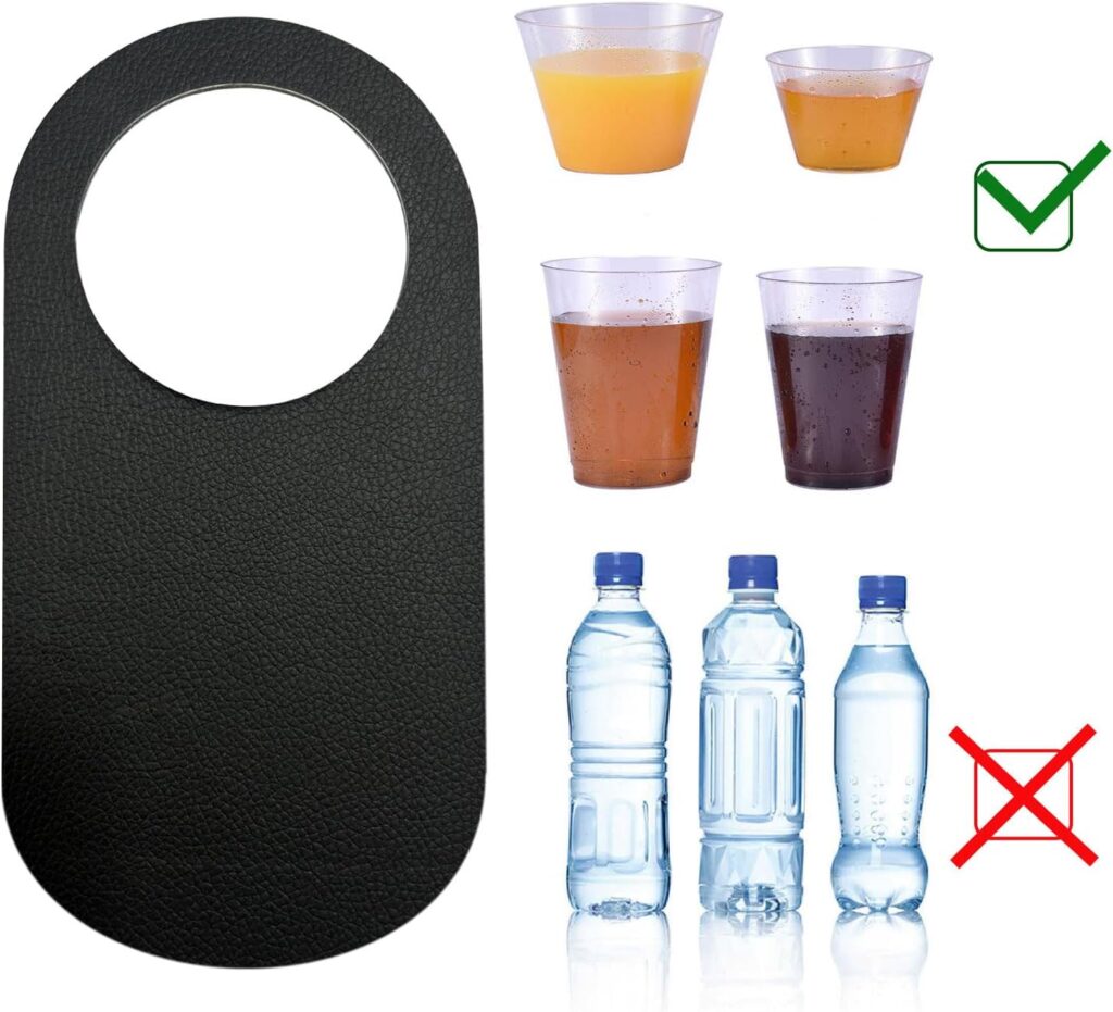 Universal Airplane Window Drink Gadget Holder, Plane Travel Essentials Accessories, Flex Cell Phone Holder Stand for Flying Driving Home Desk [U.S Patent Pending] (Black)