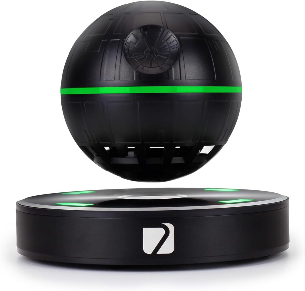 Upgraded, Wireless Arc Star Floating Speaker, Magnetic Levitating Star Wars Bluetooth Speaker, Upgrade 8W Speaker 3D Stereo Bass Sound and NFC, Cool Tech Gadgets, Creative Electric Gifts