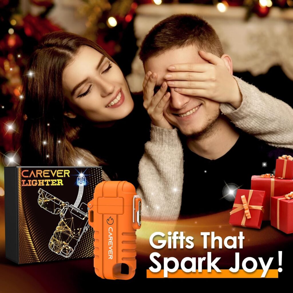 Valentines Day Gifts Electric Lighter - Gifts for Men Him Boyfriend Husband Her Gift Ideas Rechargeable USB Arc Plasma Candle Lighters Cool Gadgets BBQ Grill Accessories Christmas Stocking Stuffers