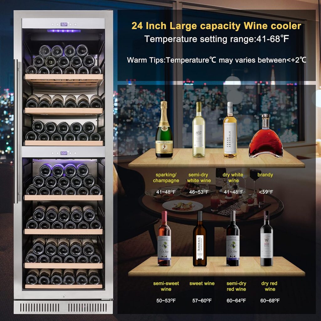 Wine Chiller Electric,Cobalance Wine Chillers Bucket for 750ml Red  White Wine or Some Champagne,Single Bottle Wine Cooler on Patio,Portable Iceless Chiller for Poolside Party,Gift Set for Wine Lover