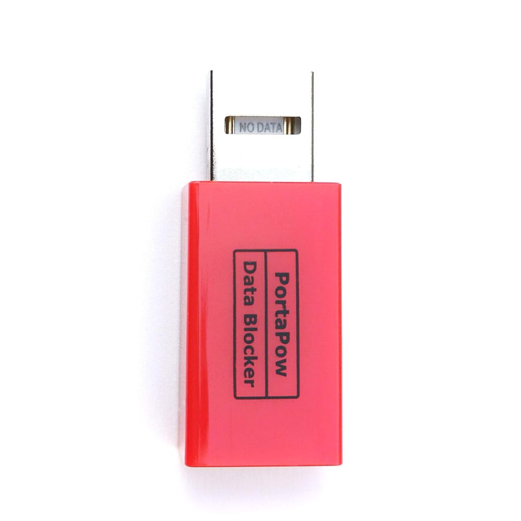 3rd Gen USB Data Blocker (Red 2 Pack) - Protect Against Juice Jacking