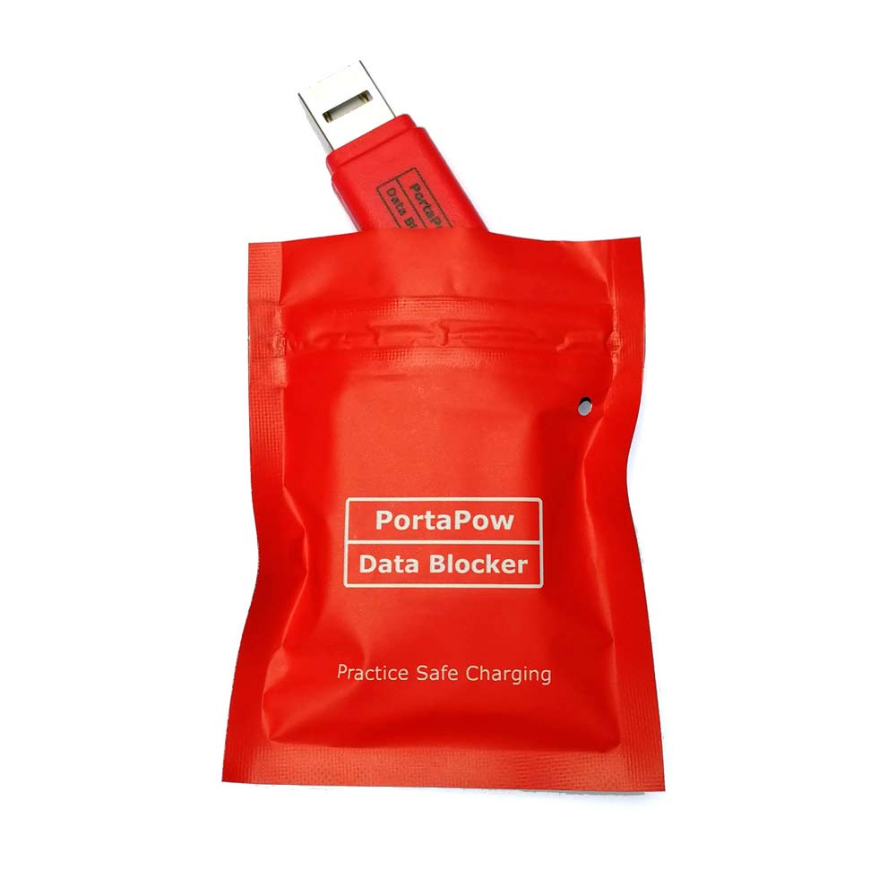 3rd Gen USB Data Blocker (Red 2 Pack) - Protect Against Juice Jacking