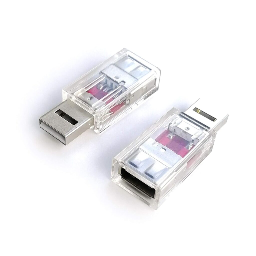 3rd Gen USB Data Blocker (Red 2 Pack) - Protect Against Juice Jacking