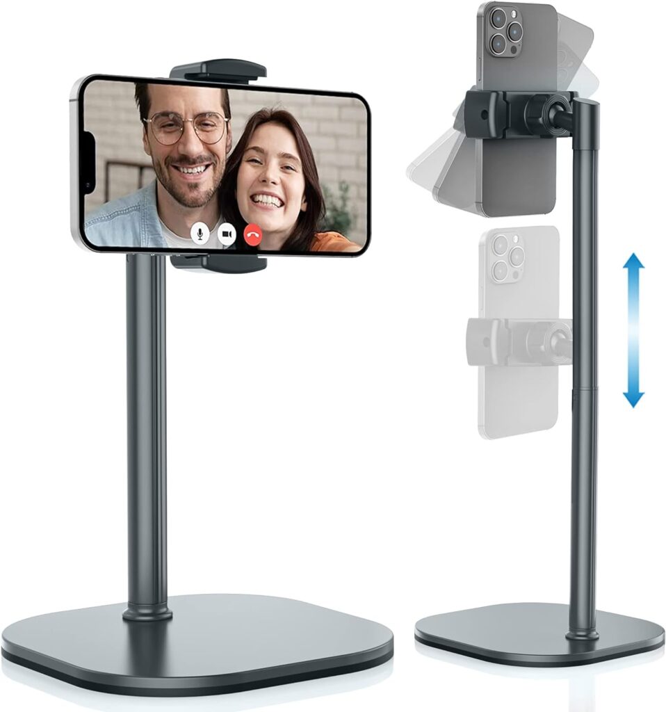 Cooper ChatStand, Height Adjustable Cell Phone Stand for Desk | Cell Phone Holder Stand for Office Home, Desk Phone Stand for Recording, iPhone Stand for Desk Accessories for Women, iPhone Holder