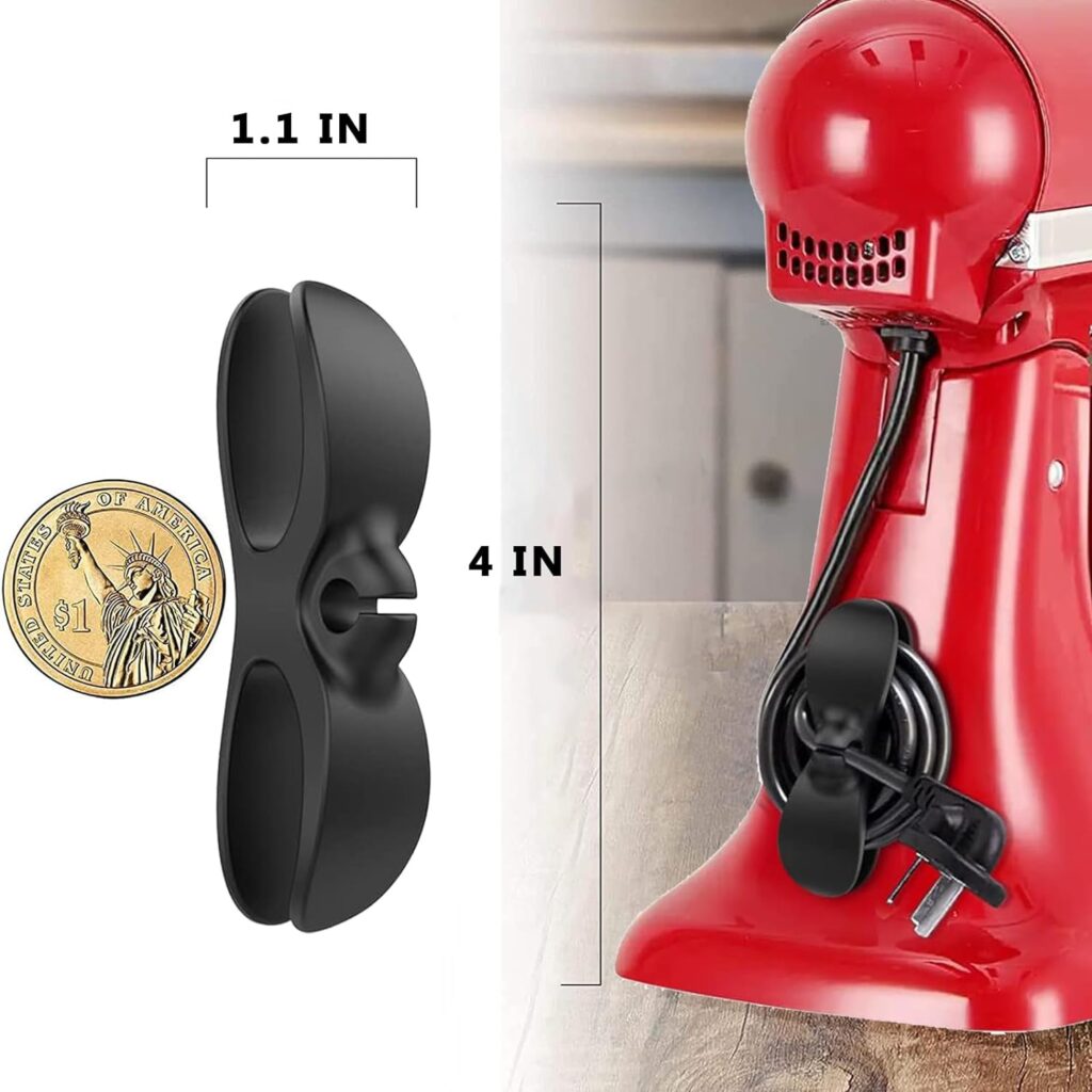 Cord Organizer for Kitchen Appliances,6Pcs Colourful Cord Winder Cord Keeper Cord Holder Wrappers Kitchen Gadgets for Appliances Self Stick on Mixer Coffee Maker Air Fryer Pressure Cooker Coaster