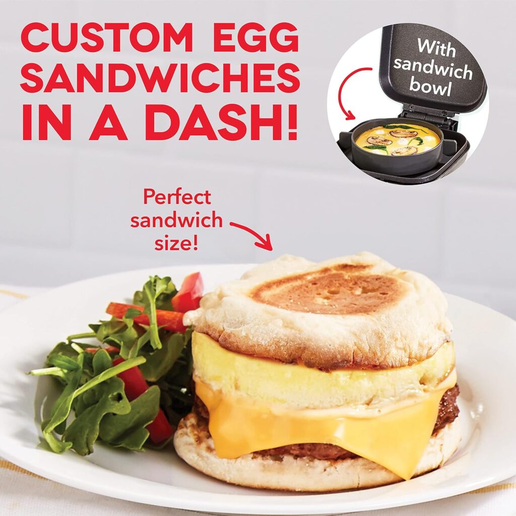 DASH Deluxe Sous Vide Style Egg Bite Maker with Silicone Molds for Breakfast Sandwiches, Healthy Snacks or Desserts, Keto  Paleo Friendly, (1 large, 4 mini) - Aqua