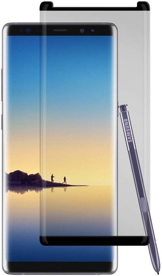 Gadget Guard Black Ice Cornice Tempered Glass Screen Protector for Samsung Galaxy Note 8 - Retail Packaging - Clear