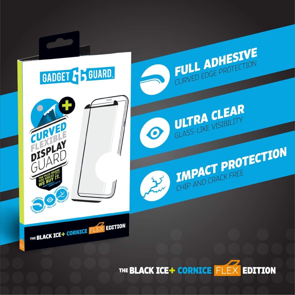 Gadget Guard Flex Screen Protector, Shatterproof Screen Protector, 5x Stronger Than Tempered Glass, Fits Apple iPhone iPhone 11 Pro - XS  X, Easy Installation