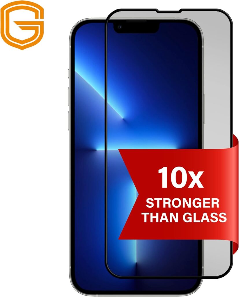 Gadget Guard Flex UltraShock Screen Protector for iPhone 13 Pro Max, Shatterproof Screen Protector, 10x Stronger Than Tempered Glass, Easy Install, Case Friendly