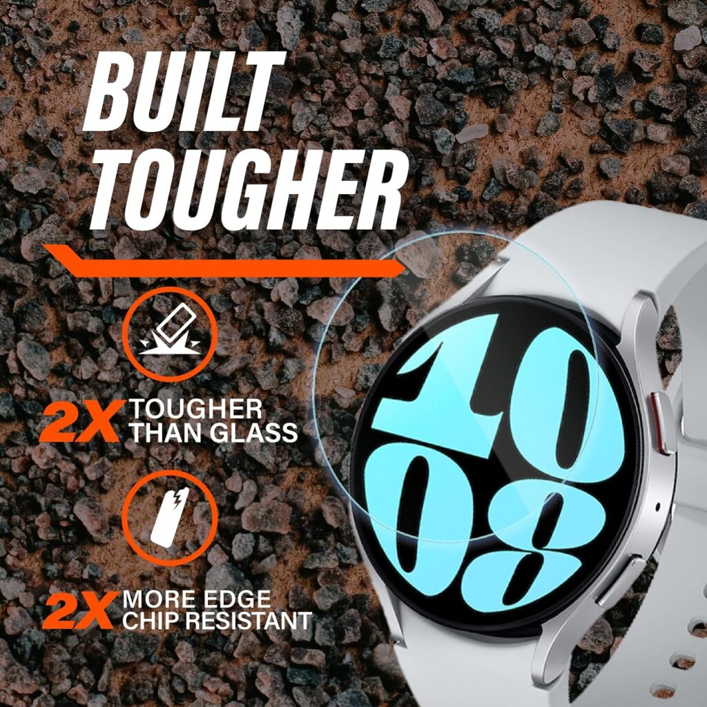 Gadget Guard Pro-Active Screen Protectors - Compatible with Samsung Galaxy Watch6 Classic 47mm,2-Pack