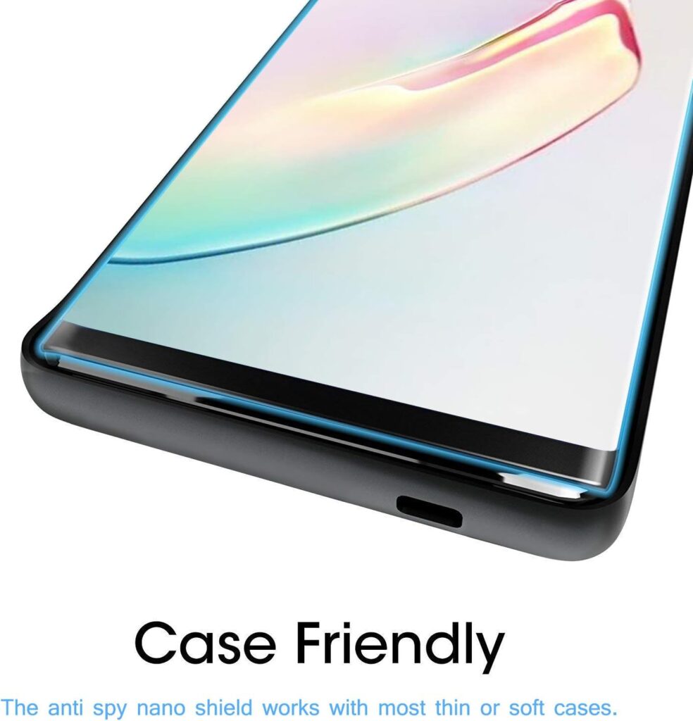Galaxy S23 Ultra Privacy Screen Protector, [Case Friendly] [Support Fingerprint Unlock] Soft Film for Samsung Galaxy S23 Ultra 5G (6.8), Full Adhesive, Anti-Scratch, Touch Sensitive