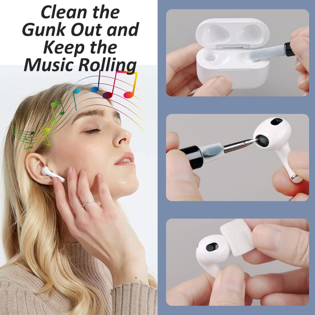 iPhone Cleaning Kit Port Cleaner Repair  Restore Tool for iPad Pro Watch Cell Phone Camera,Charging Port, Lightning Charger Cables Speaker Airpod Cleaning Putty Dust for All Devices Multitool