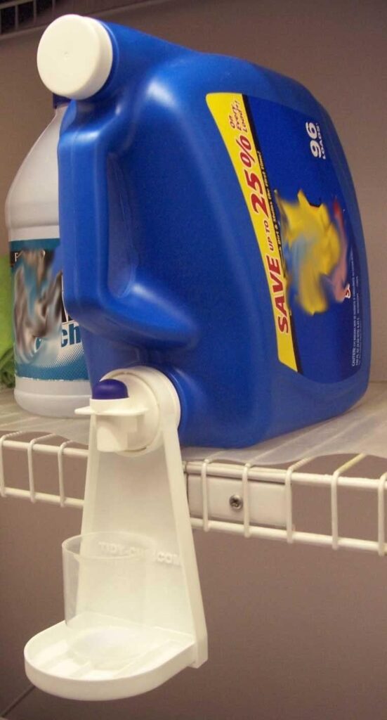 Laundry Detergent and Fabric Softener Gadget, fits Most Economic Sized Bottles, no More Drips or Mess