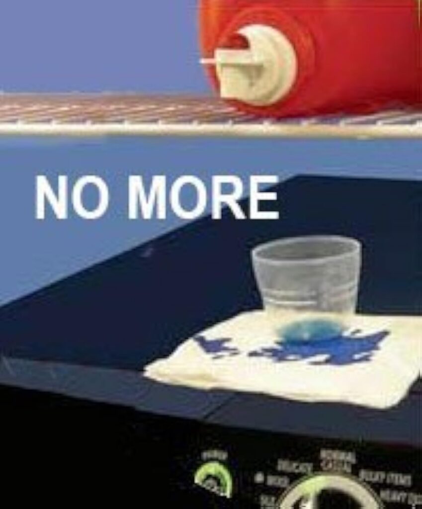 Laundry Detergent and Fabric Softener Gadget, fits Most Economic Sized Bottles, no More Drips or Mess