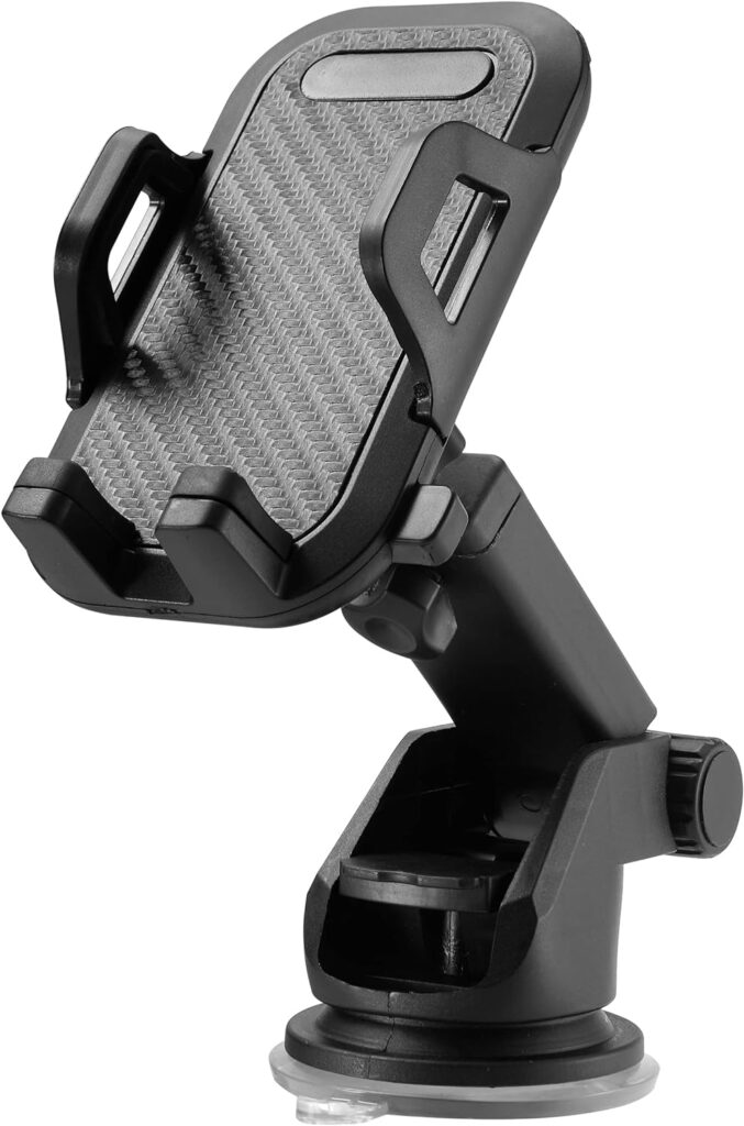 LAX Gadgets Cell Phone Holder Car, Phone Car Mount, Car Vent Phone Mount, Cradle-Type Phone Car Holder, Cellphone Holder for Car Vent, Car Mount with Air Vent Phone Clip, Phone Stand for Car