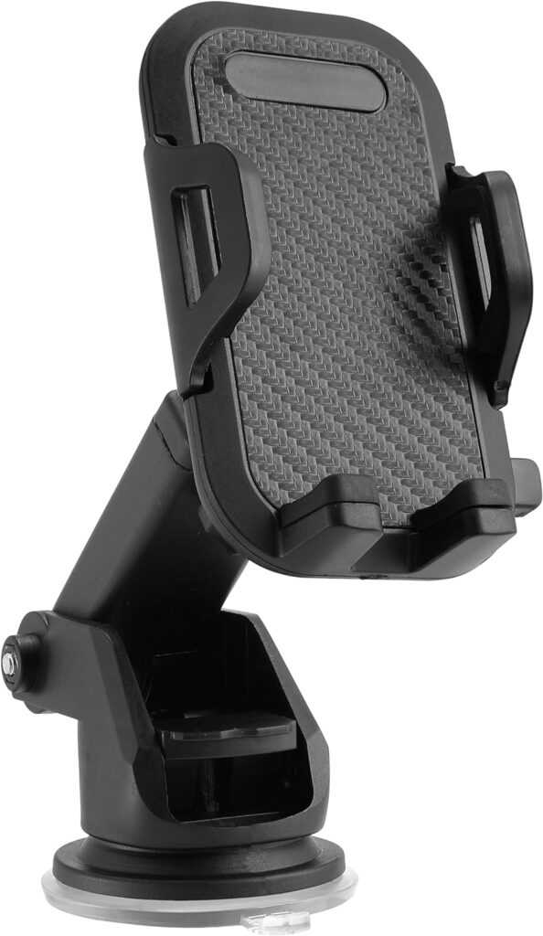 LAX Gadgets Cell Phone Holder Car, Phone Car Mount, Car Vent Phone Mount, Cradle-Type Phone Car Holder, Cellphone Holder for Car Vent, Car Mount with Air Vent Phone Clip, Phone Stand for Car