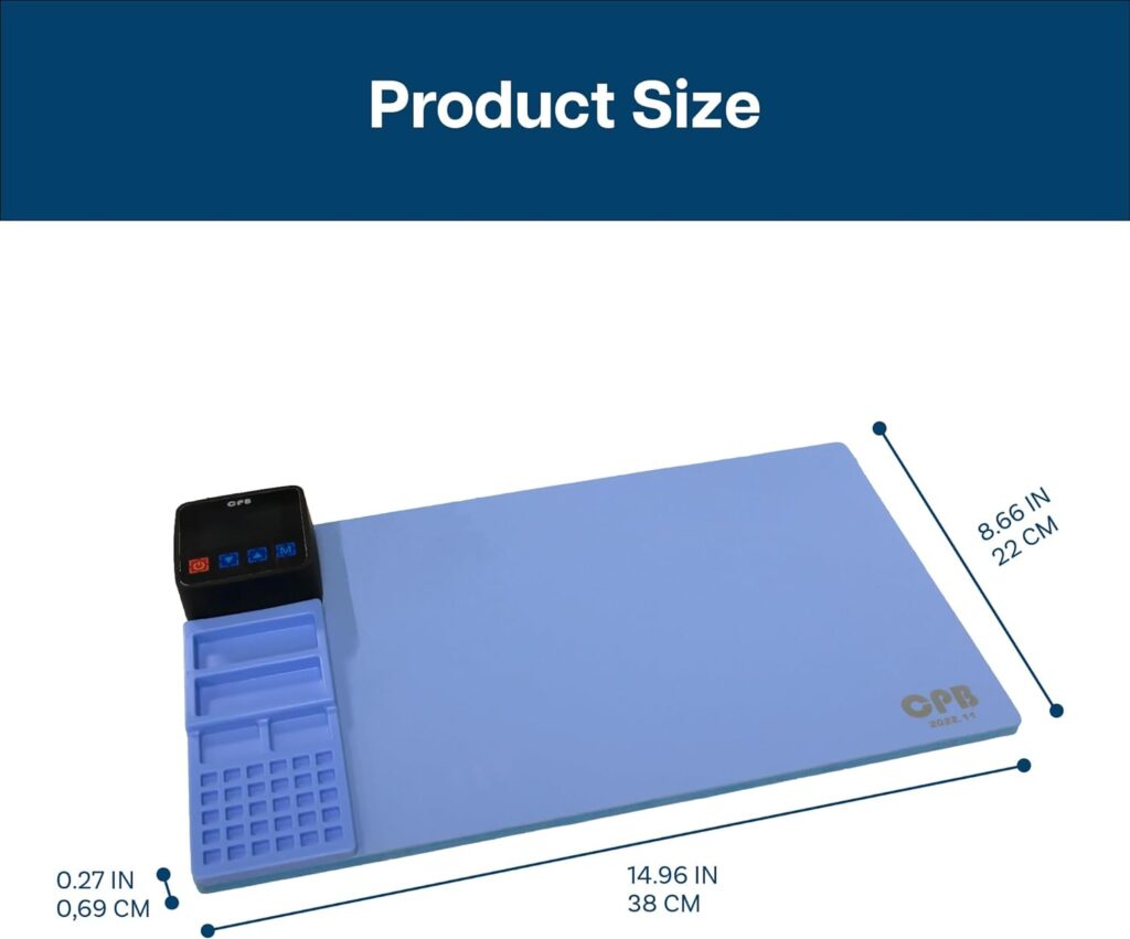 MMOBIEL LCD Screen Heating Pad Smartphone and Tablet - LCD Screen Separator Plate - 15 x 9 x 0.3 inch