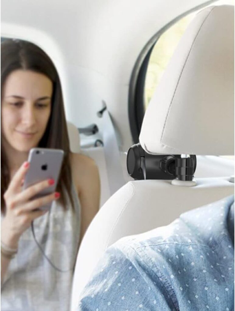 Multi Car Retractable Backseat 3 in 1 Car Charging Station Box (3Ft - Mini)