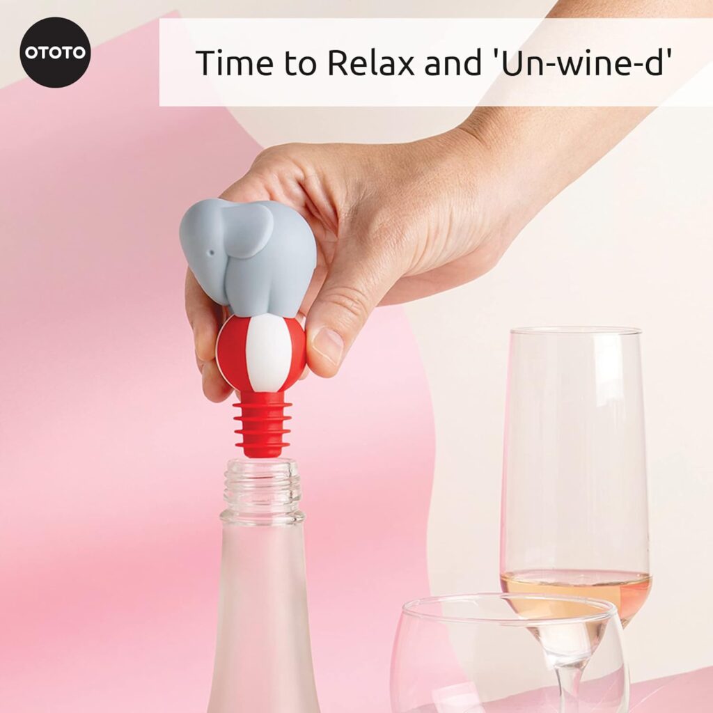 NEW!! Count Corkula by OTOTO - Gifts for Wine Lovers, Wine Bottle Stopper, Wine Accessories, Goth Accessories, Wine Corks Wine Stoppers for Wine Bottles, Wine Gifts, Fun Kitchen Gadgets