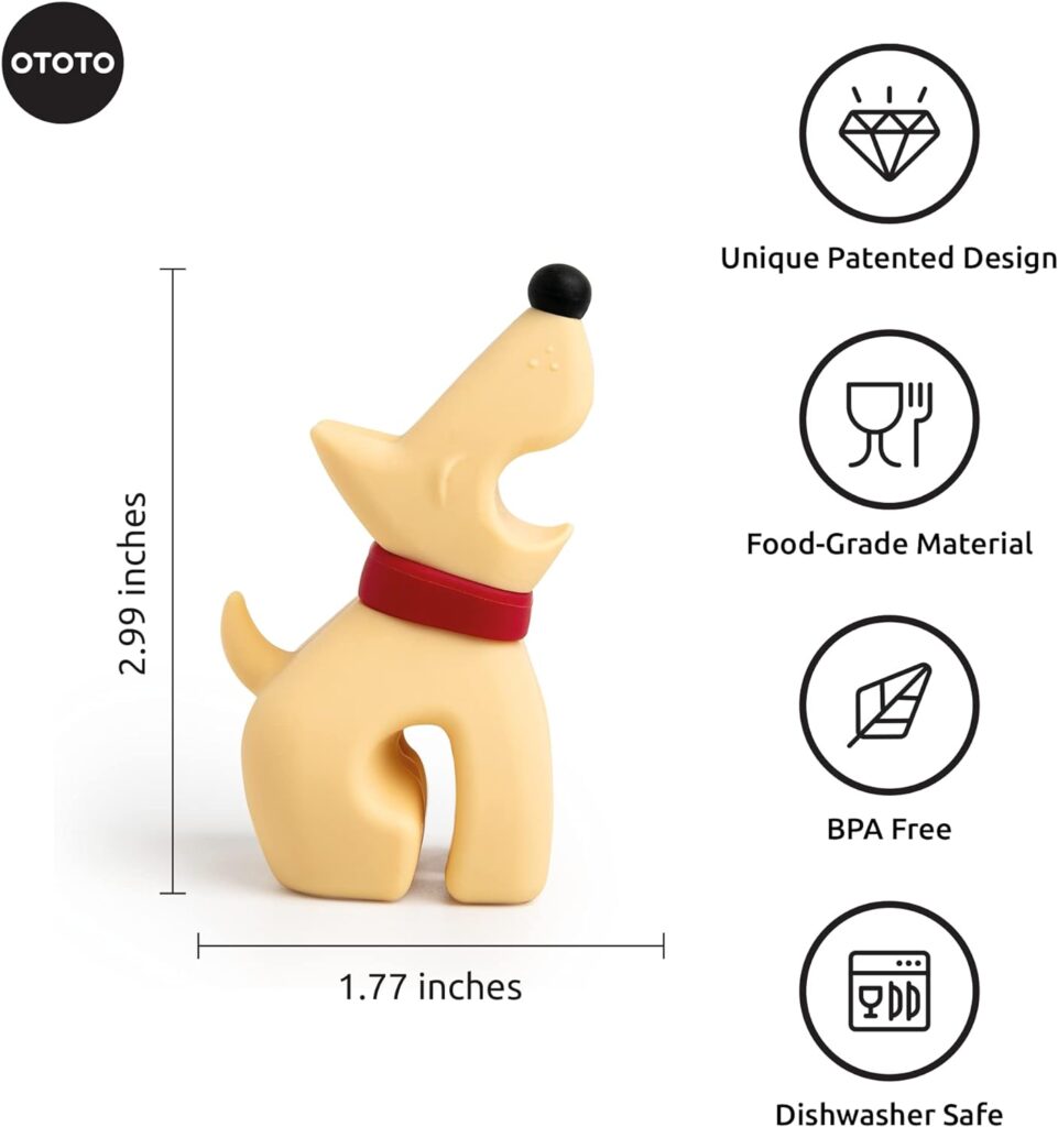 OTOTO Agatha Kitchen Spoon Rest - Spatula Holder and Cooking Spoon Rest for Stove Top and Kitchen Counter - Holder for Ladles, Tongs and Multiple Utensils - Heat-Resistant, BPA-Free Fun Kitchen Gadget