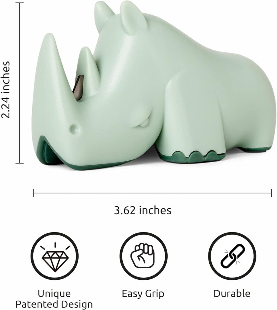 OTOTO Blade Knife Sharpener - Keep Knife Sharper with the Best Knife Sharpener - Fun Kitchen Gadgets BPA-free  Dishwasher-Safe Kitchen Knife Sharpener - Dimensions: 3.62 x 1.69 x 2.09 inches