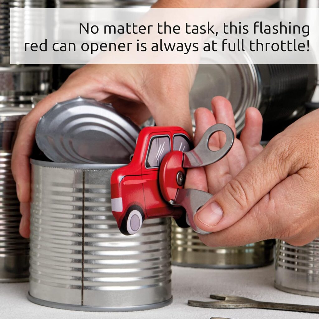 OTOTO Can Do Manual Can Opener - Handheld Can Opener Manual - Easy Grip  Durable Safety Can Opener - Fun Kitchen Gadgets Design, Kitchen Gifts - Small Easy Can Openers - Compact