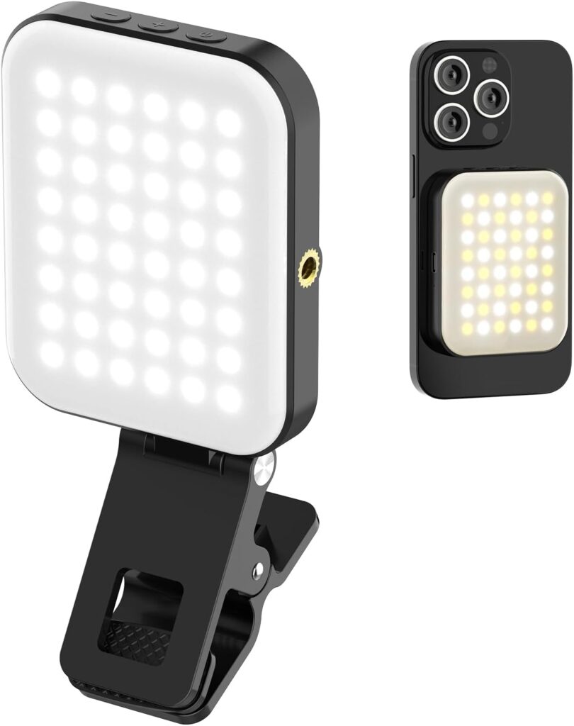 Sensyne Magnetic Selfie Light, LED Fill Light Compatible with Magsafe, iPhone, Android, iPad, Laptop, for Selfies/Photography/TikTok/Zoom Calls/Video Conference
