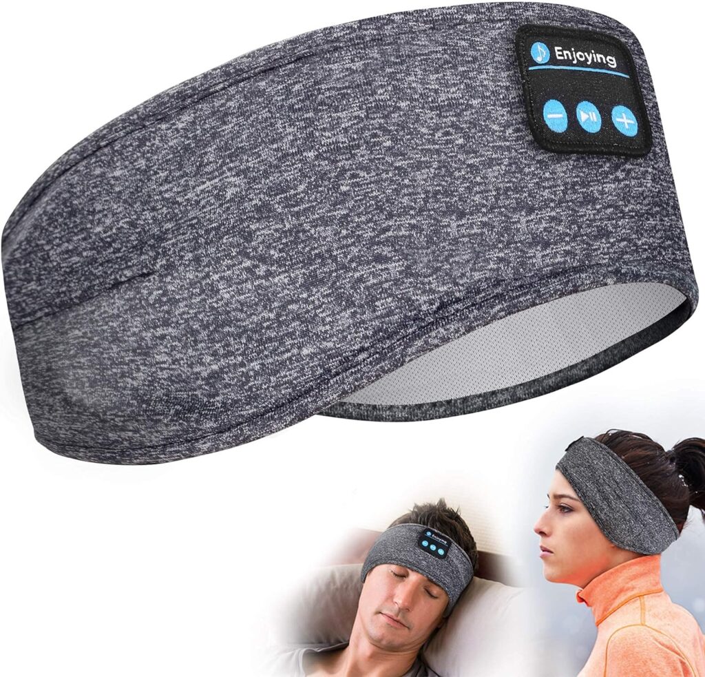 Sleep Headphones, Lavince Bluetooth Sleeping Headphones Headband Soft Elastic Bluetooth Headband,Cool Tech Gadgets Sleeping Christmas Valentines Day Birthday Gifts for WomenMen