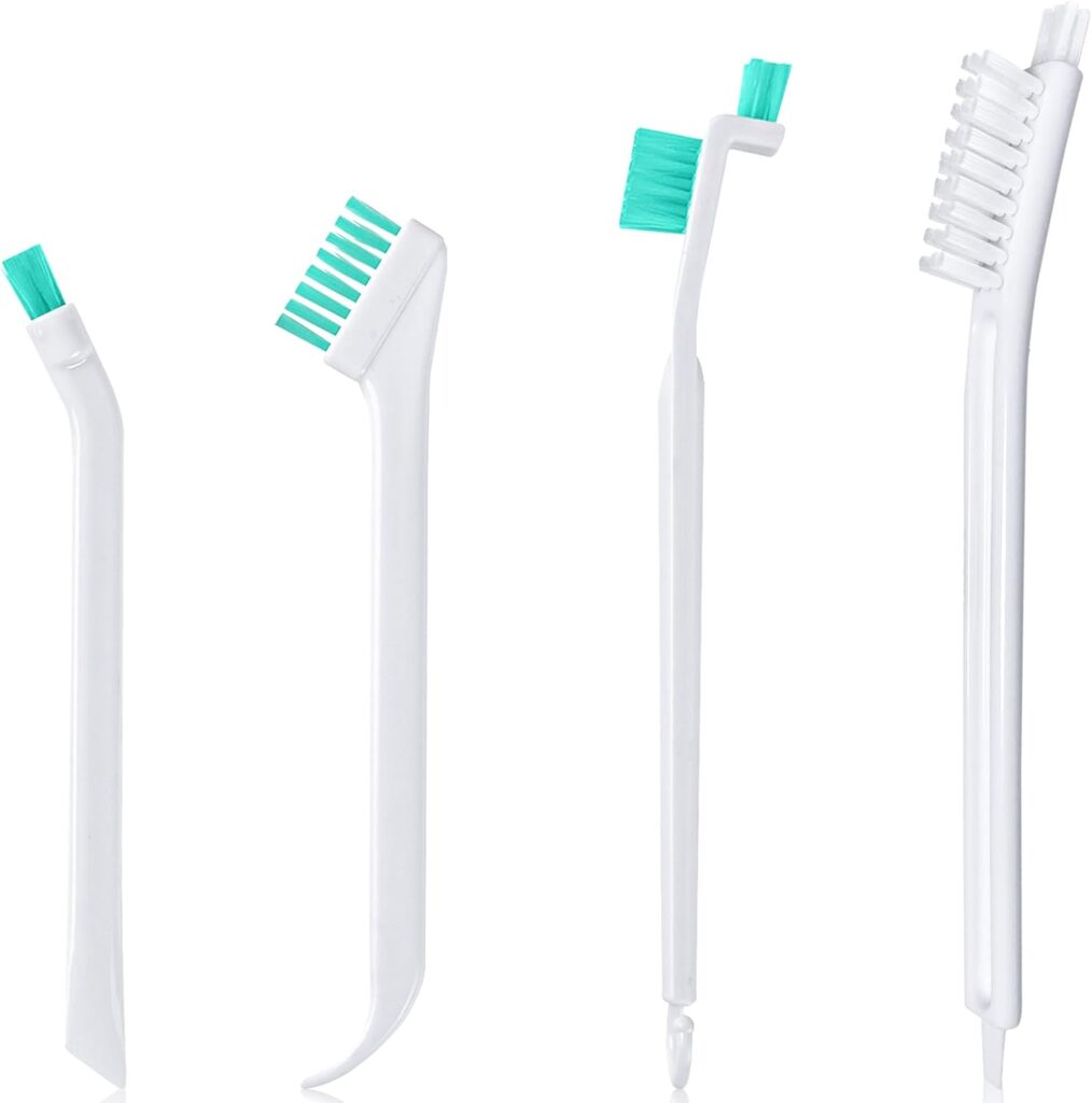 Small Cleaning Brushes Set, 4 pcs Crevice Household Cleaning Tool for Window Track Groove Sliding Door Bottle Gaps Humidifier Baseboard, Tiny Detail Scrub Cleaner Tool Gadget Kitchen Bathroom Set