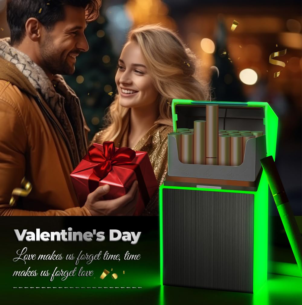 X-LIGHTER XL108 Waterproof Cigarette Case with Lighter, Windproof, Flame-Less Tungsten Coil Lighter, Outdoor Gadget, Survival Kit, EDC Gear for Adventure, Camping