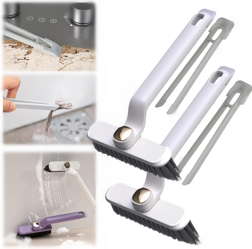 Multi-Function Rotating Crevice Cleaning Brush - 2024 New 360 Degree Rotating Crevice Cleaning Brush, Crevice Gap Cleaning Brush No Dead Corners Household Cleaning Tool