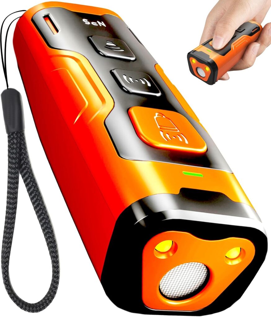 2024release Dog Bark Deterrent Device Stops Bad Behavior | No need yell or swat, Just point to a dog (own or neighbors) Hit the button | Long-range ultrasonic, Alternative to painful dog shock collar