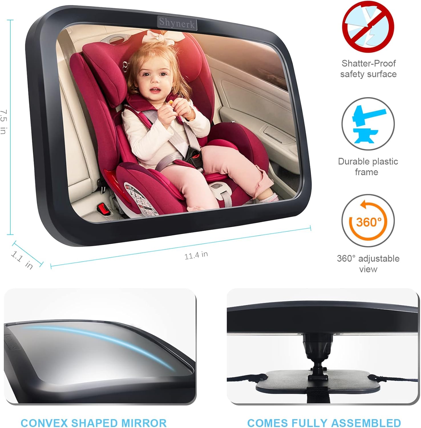 Shynerk Baby Car Mirror Review