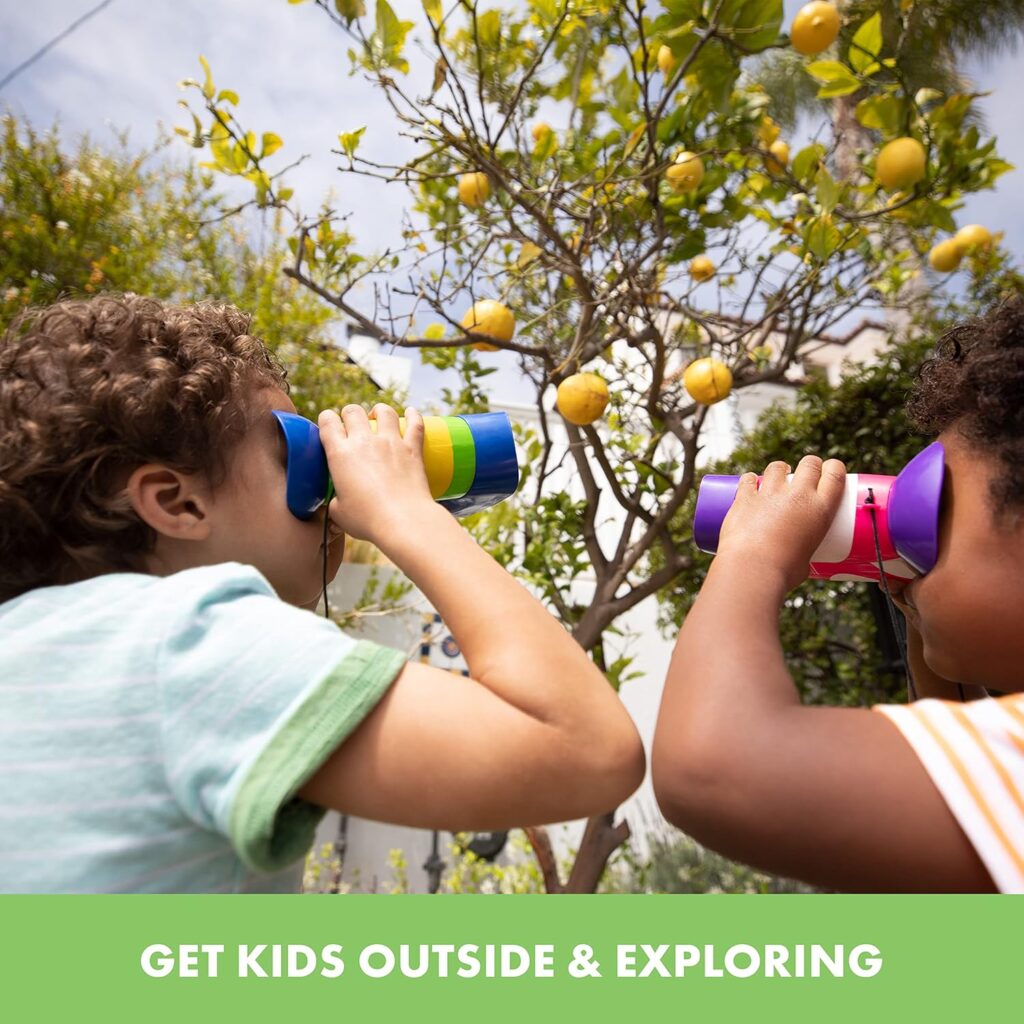 Educational Insights GeoSafari Jr. Kidnoculars, Binoculars for Toddlers  Kids, Easter Basket Stuffers for Kids, Gift for Toddlers Ages 3+