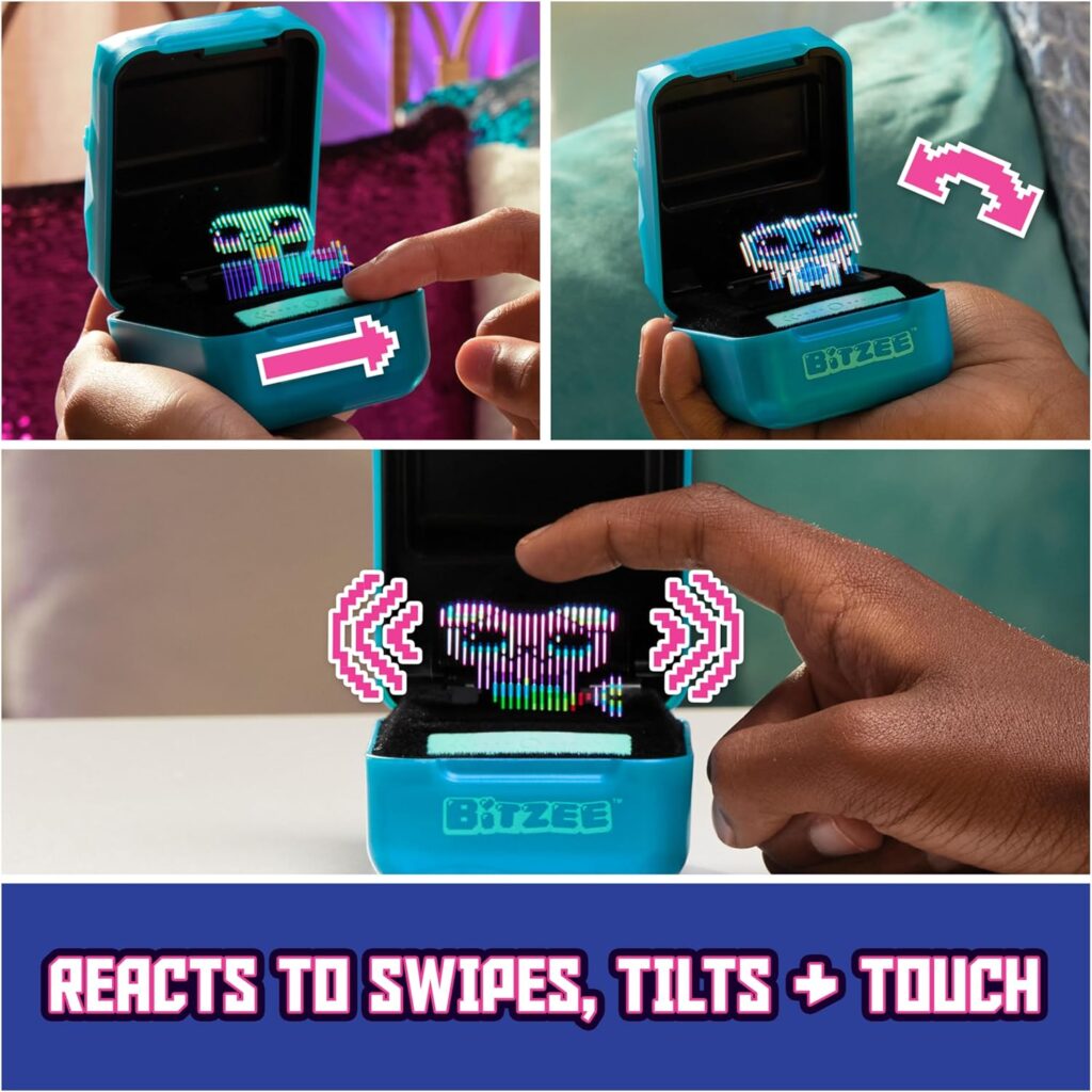 Bitzee, Magicals with 20 Interactive Characters Inside, Great for Easter Gifts, Digital Pet Reacts to Touch