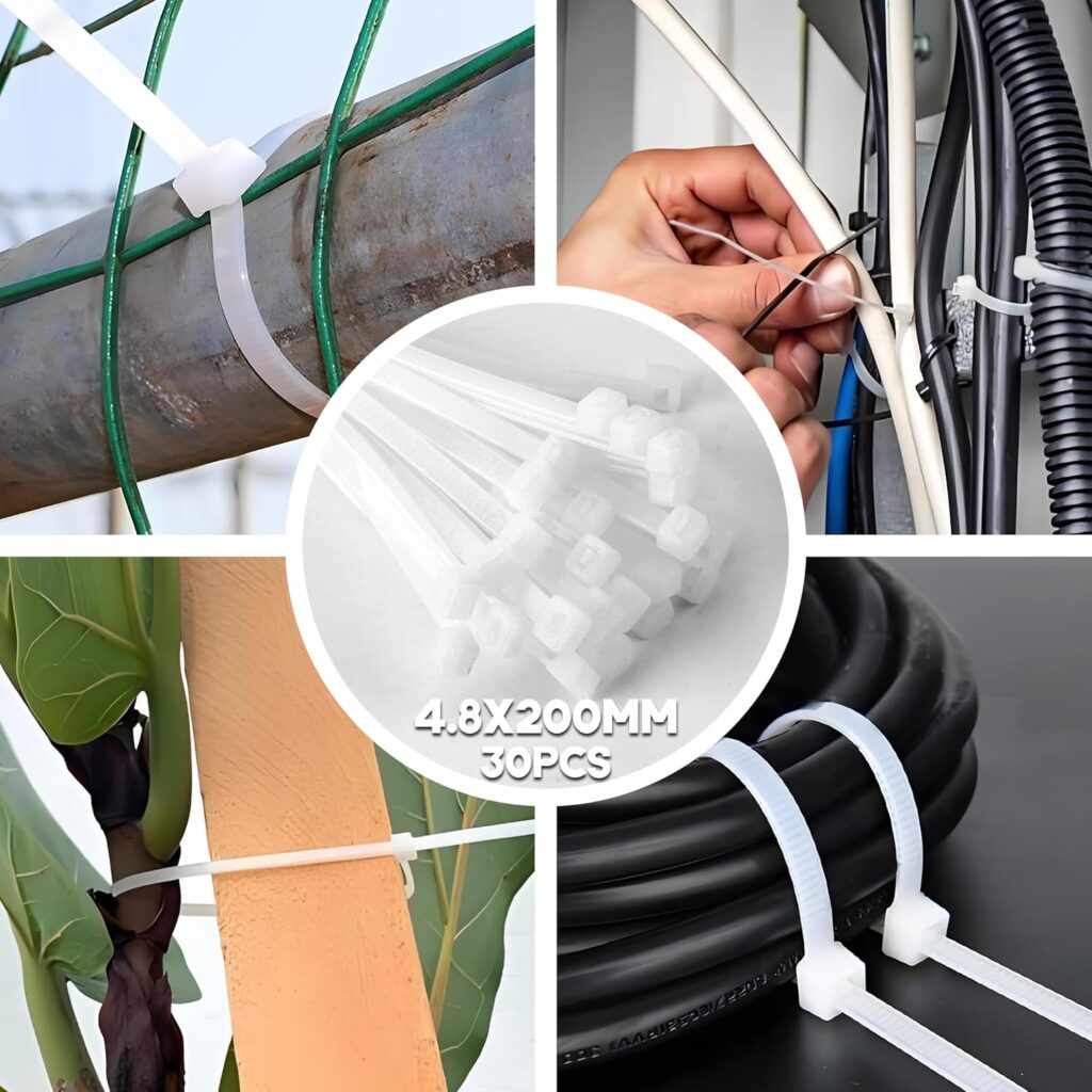 Cartman 32 Piece Bungee Cords Assortment Jar Includes 10 18 24 32 40 Bungee Cord with Hooks, 8 Canopy Tarp Ball Ties and Tarp Clips