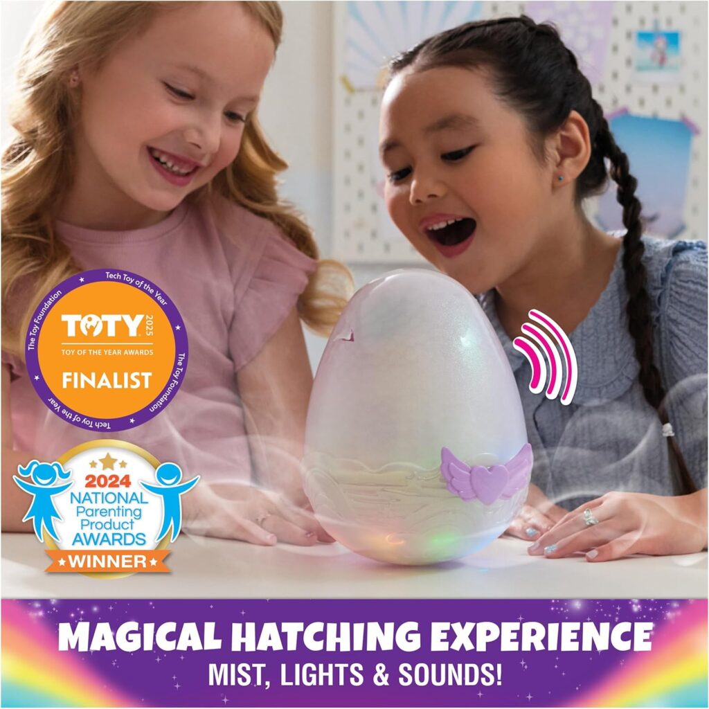 Hatchimals Alive, Mystery Hatch Pufficorn, Surprise Interactive Toy  Egg with Mist, Lights  Sounds (Styles May Vary), Kids Toys for Girls  Boys