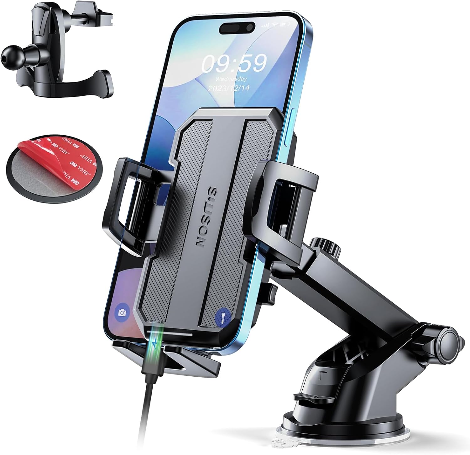 Upgraded 3-in-1 Car Phone Holder Mount review