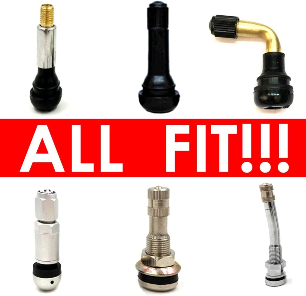 (30 Pack) Tire Stem Valve Caps, with O Rubber Ring, Universal Stem Covers for Cars, SUVs, Bike and Bicycle, Trucks, Motorcycles, Airtight Seal Heavy Duty (Black (30 Pack))