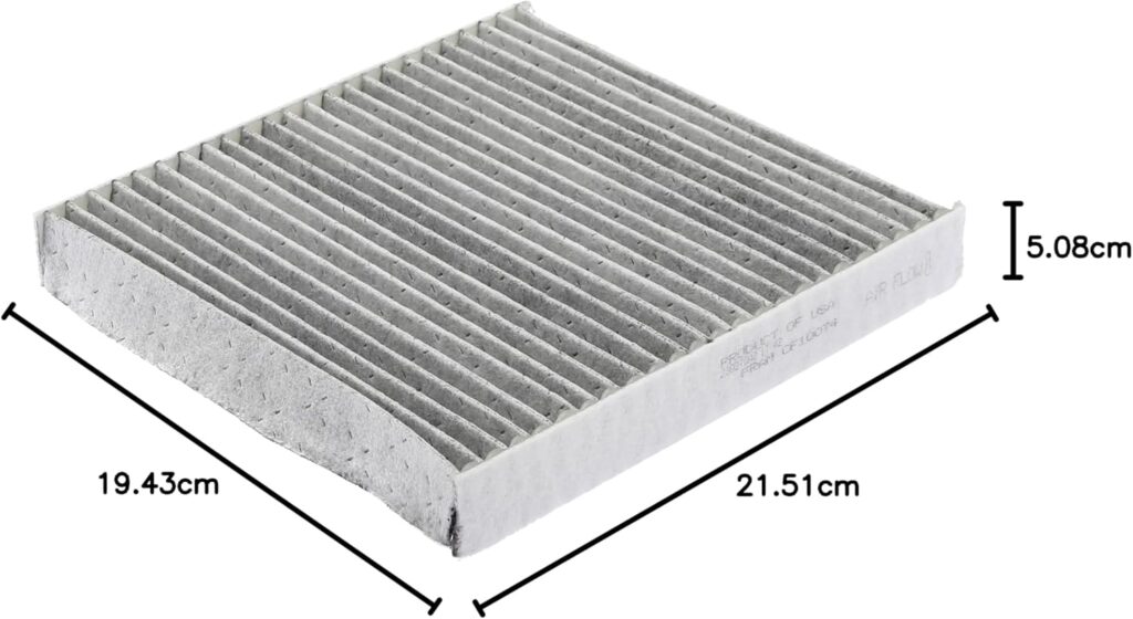 FRAM Fresh Breeze Cabin Air Filter Replacement for Car Passenger Compartment w/Arm and Hammer Baking Soda, Easy Install, CF10285 for Toyota Vehicles , white
